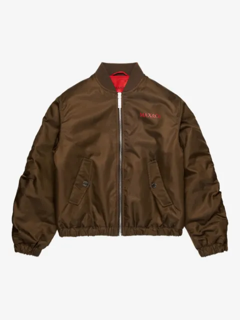 MAX&Co. Kids logo bomber jacket