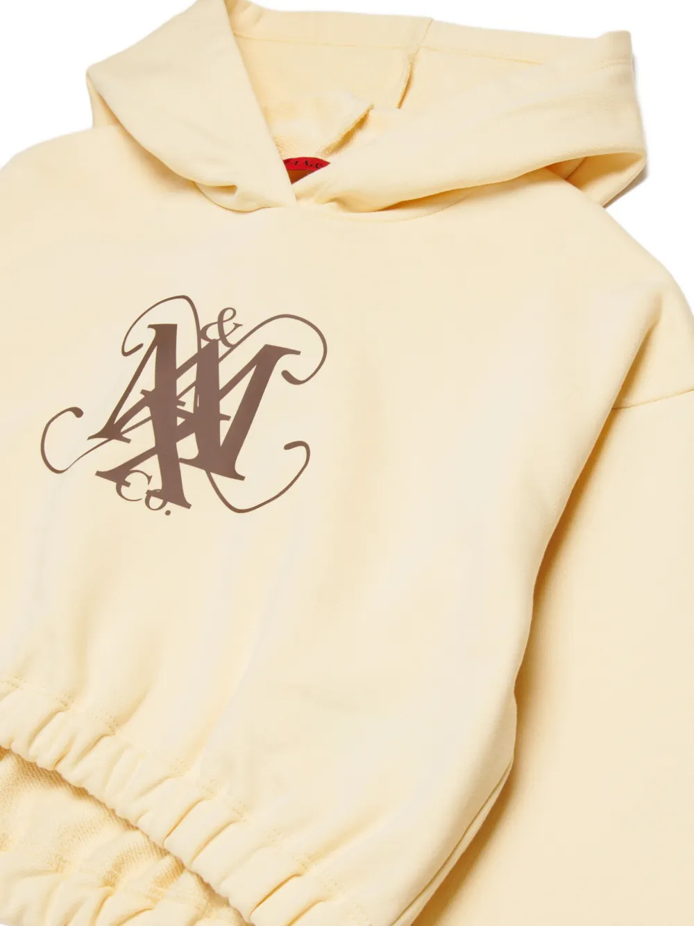  Max&co. Kids Logo Cropped Hoodie - Neutrals 