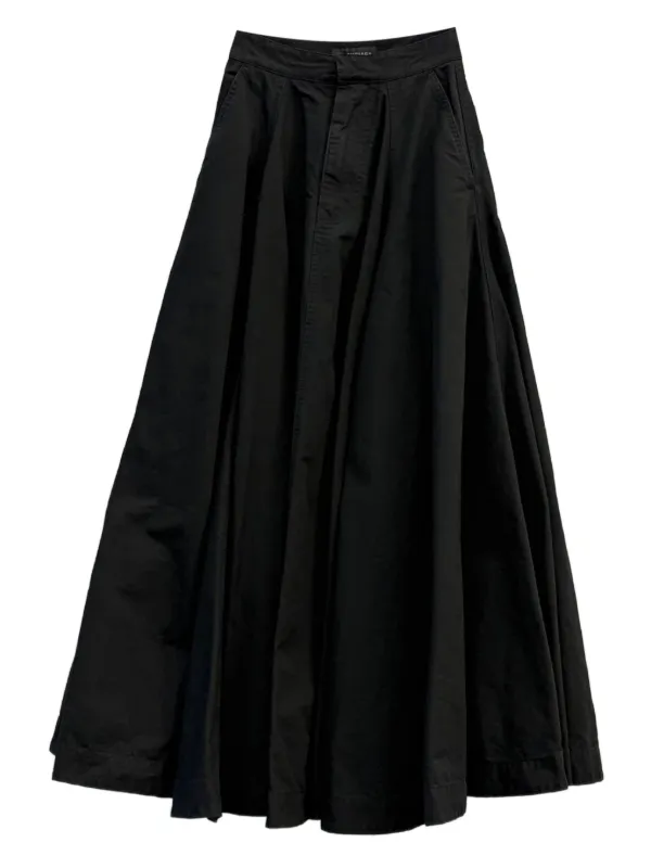 Balenciaga Godet Maxi Skirt in Black