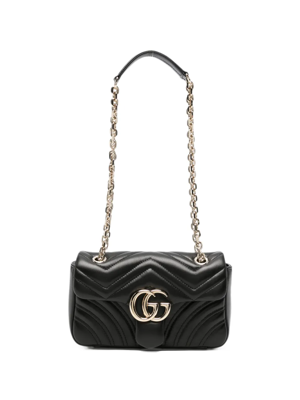 Gucci GG Marmont chain-strap shoulder bag - Schwarz