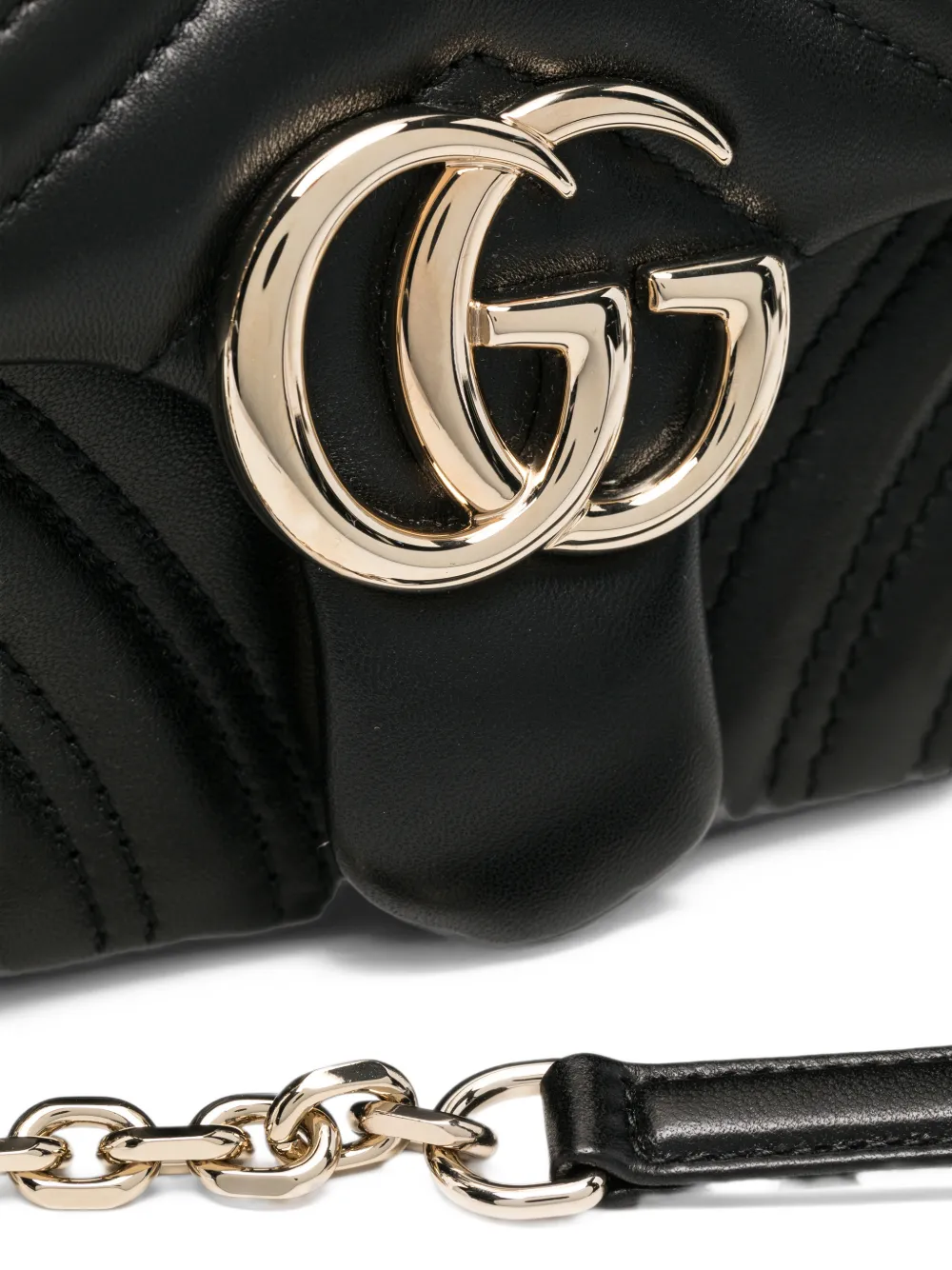 Gucci GG Marmont kleine schoudertas Zwart