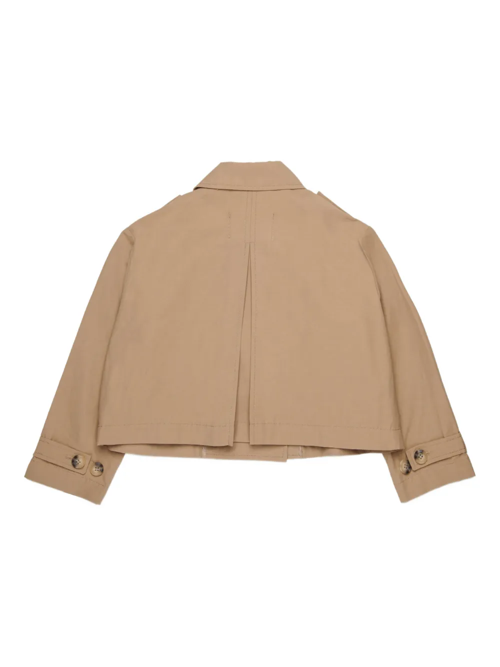 MAX&Co. Kids Jack met dubbele rij knopen en logo Beige