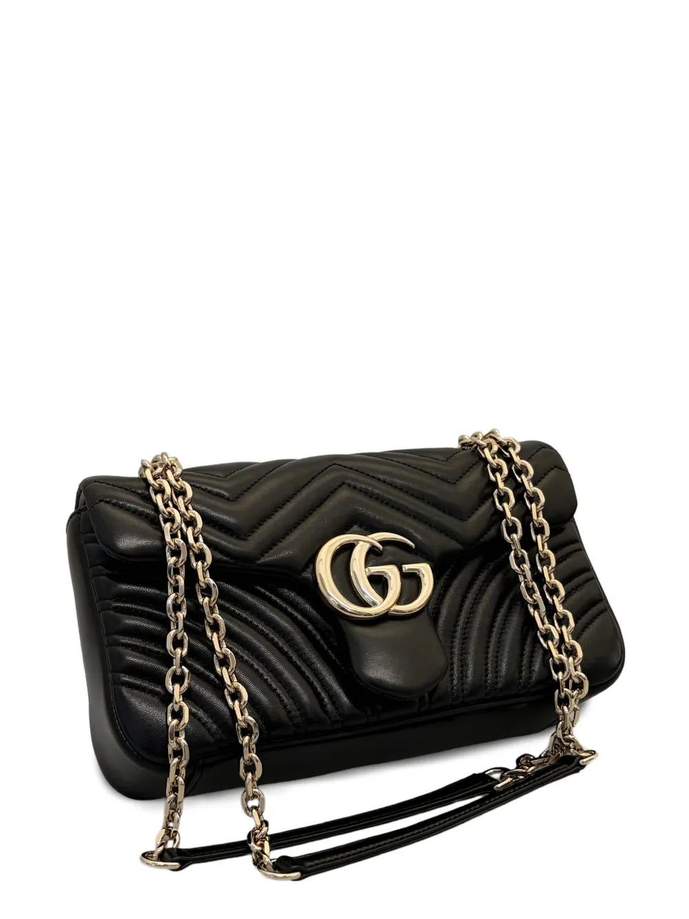 Gucci GG Marmont chain-strap shoulder bag - Schwarz