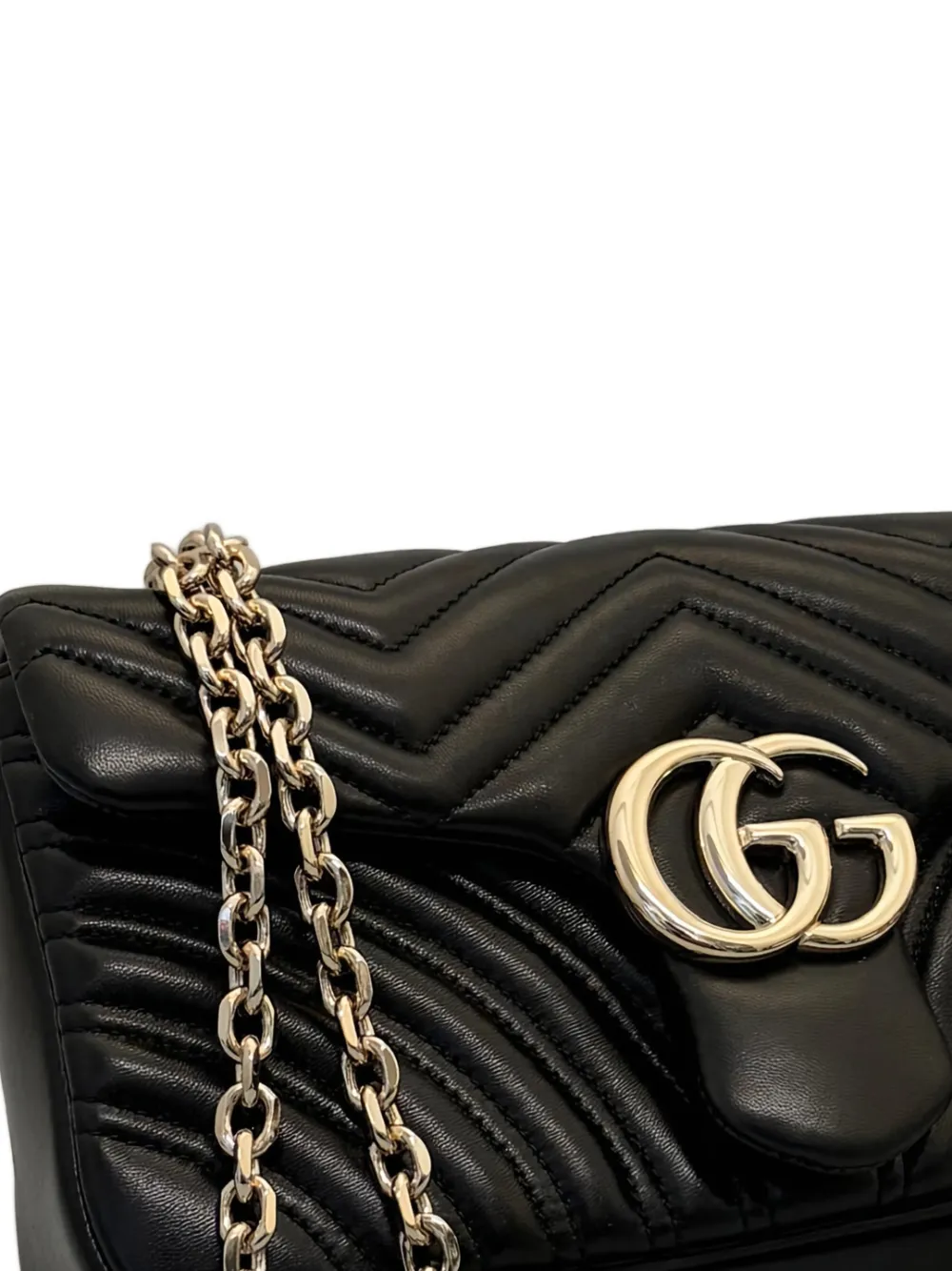 Gucci GG Marmont schoudertas Zwart