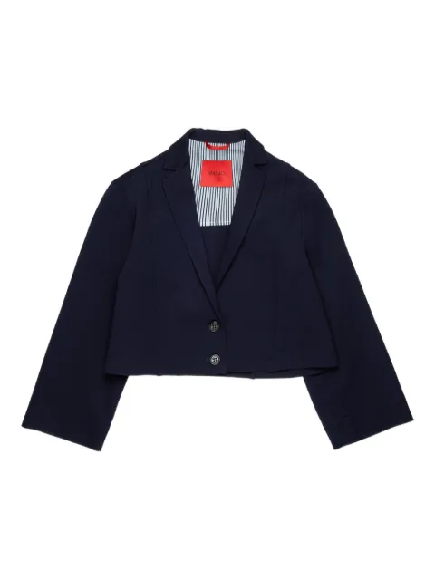 MAX&Co. Kids logo appliqué cropped blazer