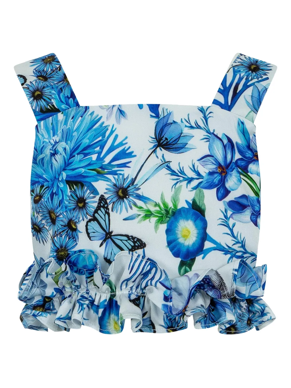 X Mary Katrantzou Ruffled Floral Trousers Set
