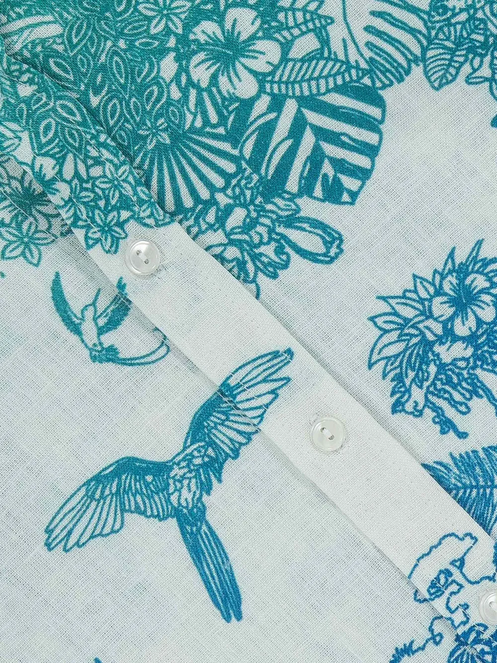 Lapin House x Mary Katrantzou shirt met bloemknoop Wit