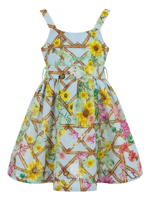 Lapin House vestido con estampado floral en colaboración con Mary Katrantzou
