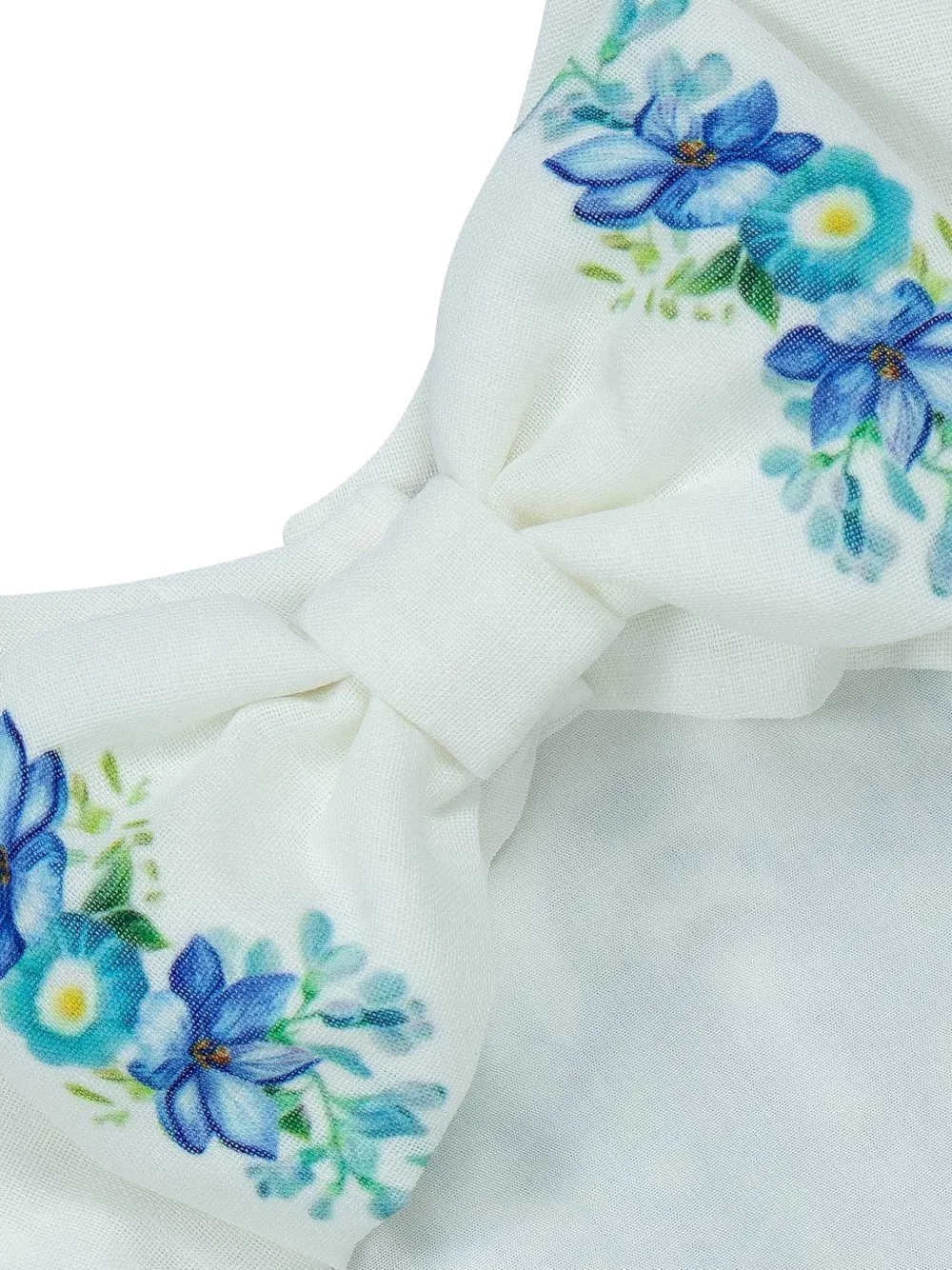Lapin House x Mary Katrantzou jurk met uitgesneden bloemen Wit