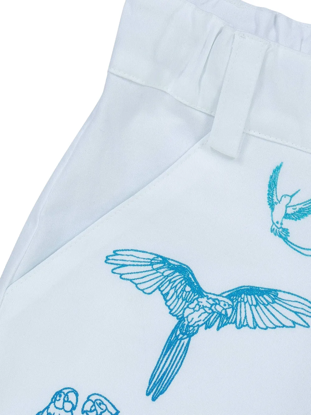 Lapin House x Mary Katrantzou shorts met print Wit