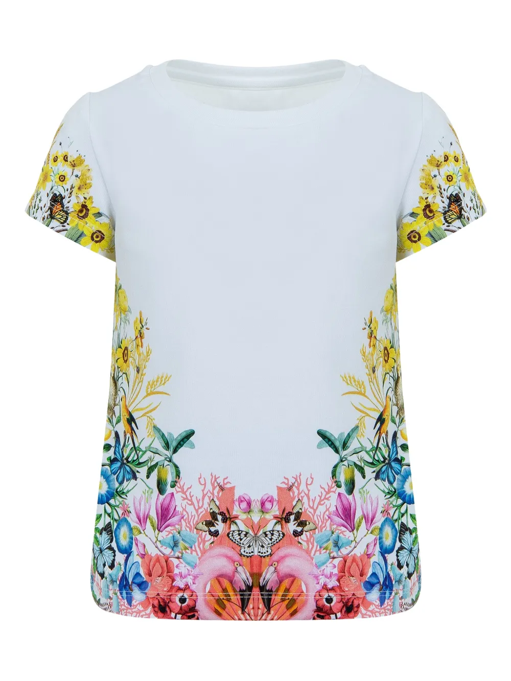 Lapin House x Mary Katrantzou T-shirt a fiori - Bianco
