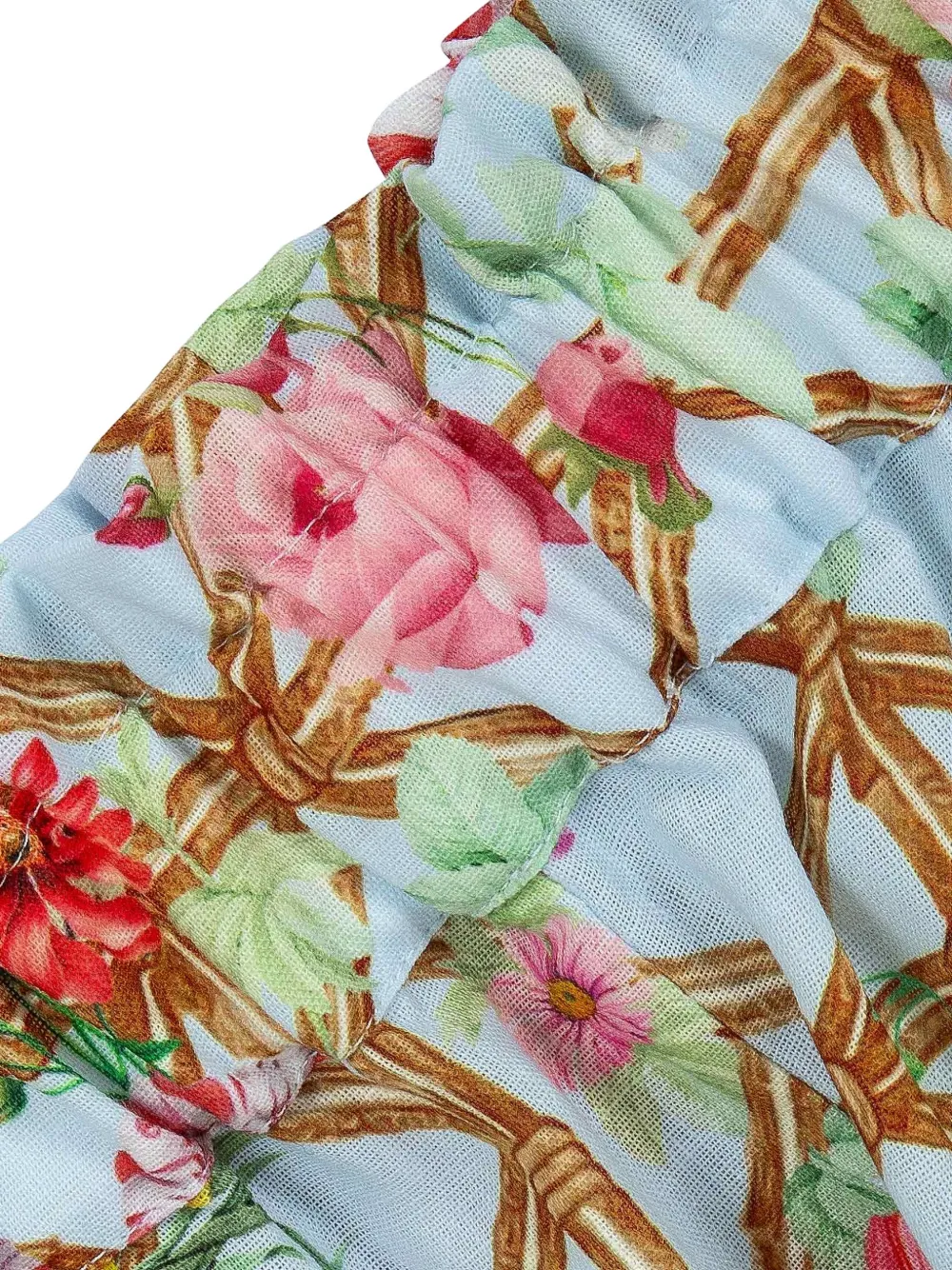 X Mary Katrantzou Ruffled Floral Shorts Set