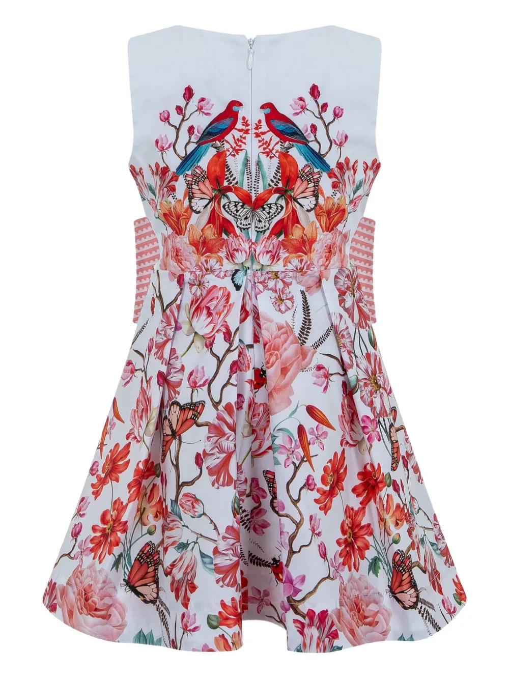 Lapin House x Mary Katrantzou jurk met bloemenstrik Wit