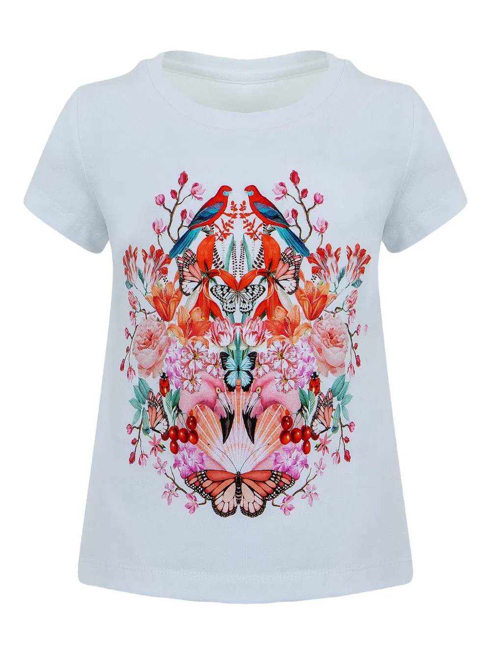 Lapin House x Mary Katrantzou T-shirt a fiori - Bianco