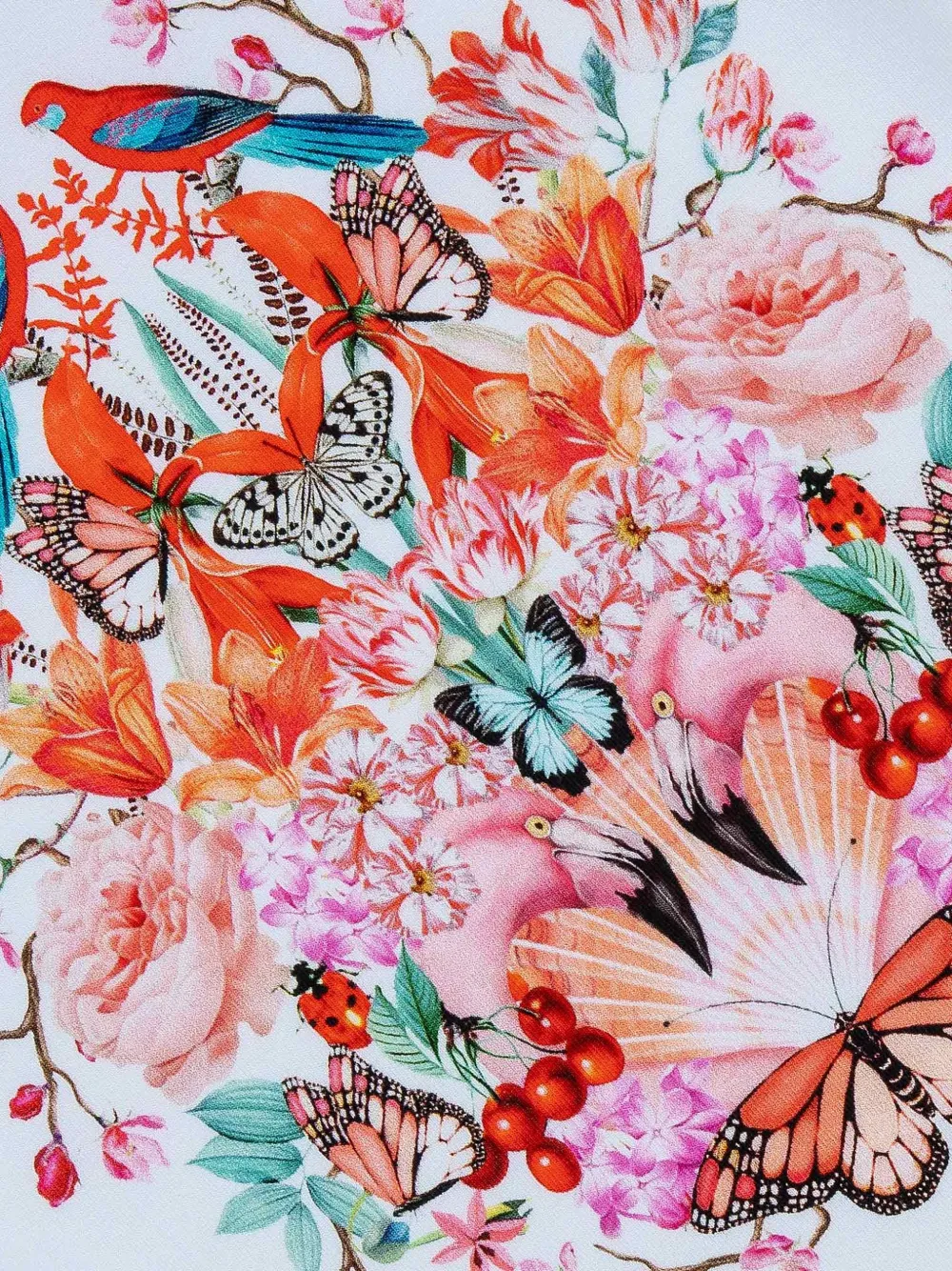 Lapin House x Mary Katrantzou T-shirt met bloemenprint Wit