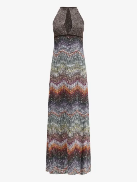 Missoni vestido largo Zigzag