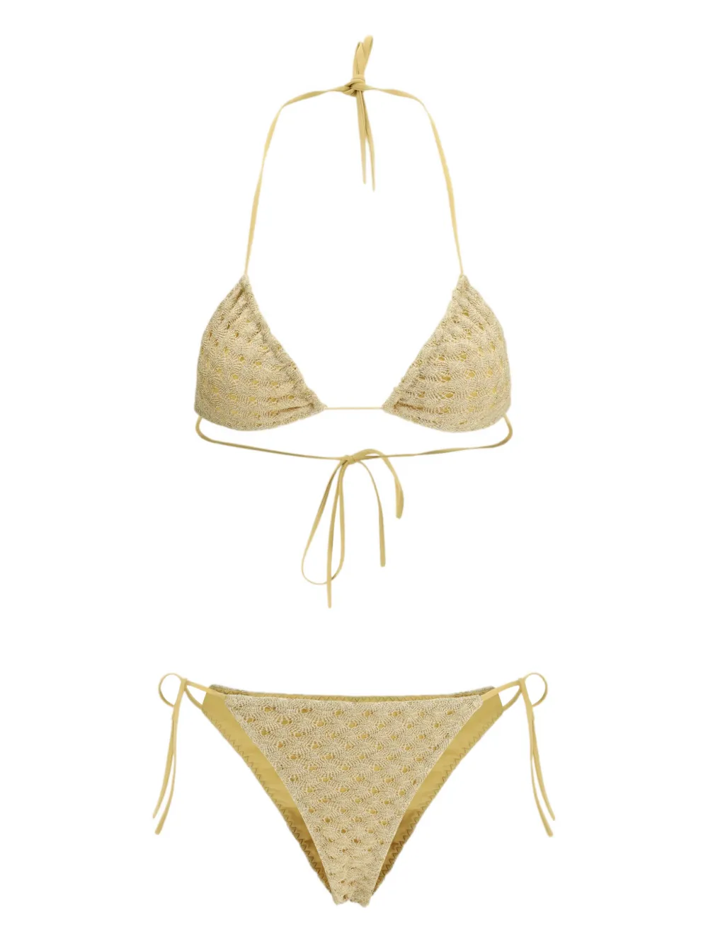 Missoni tie bikini - Gold