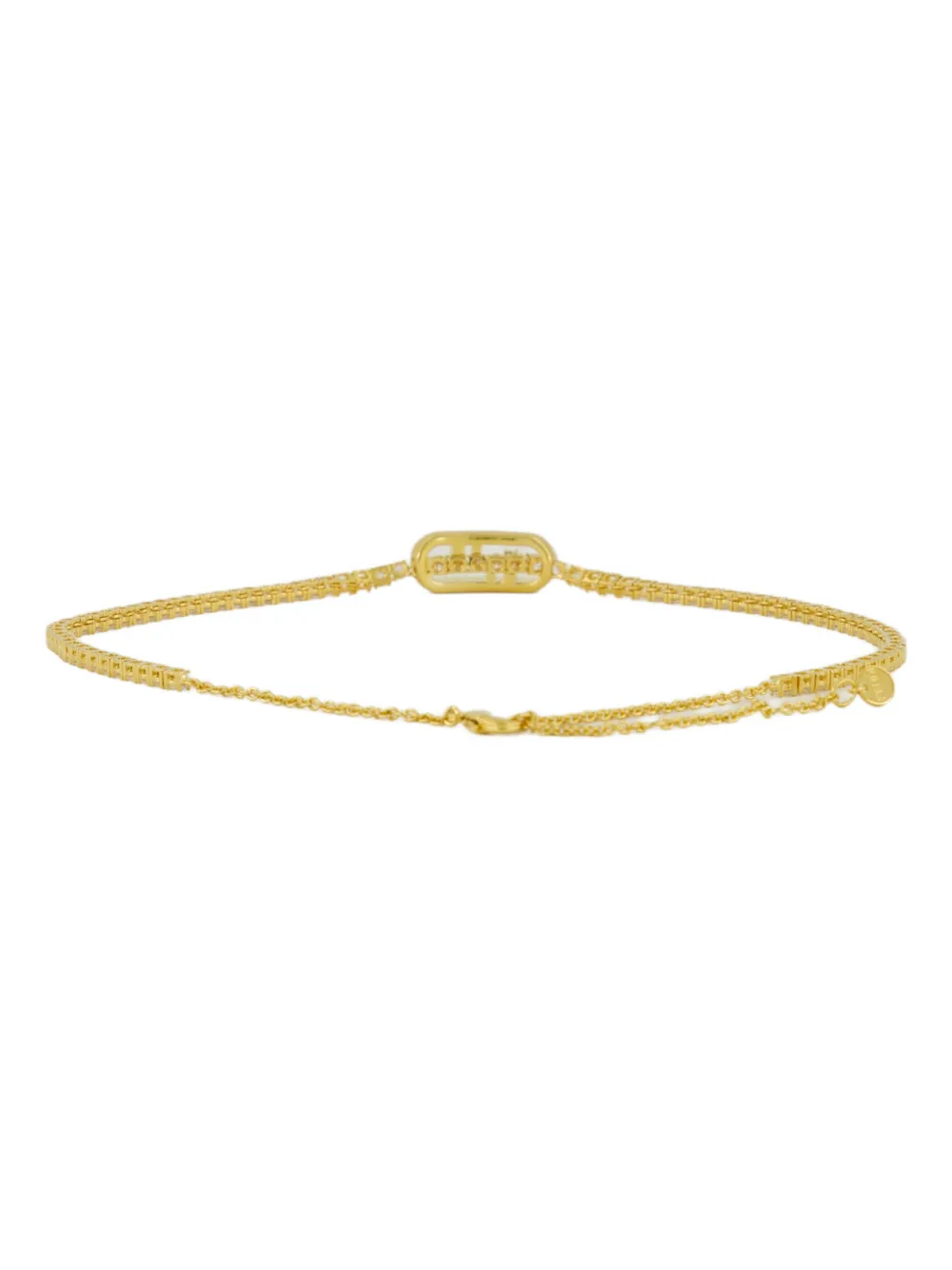 FENDI crystal O'Lock necklace - Goud