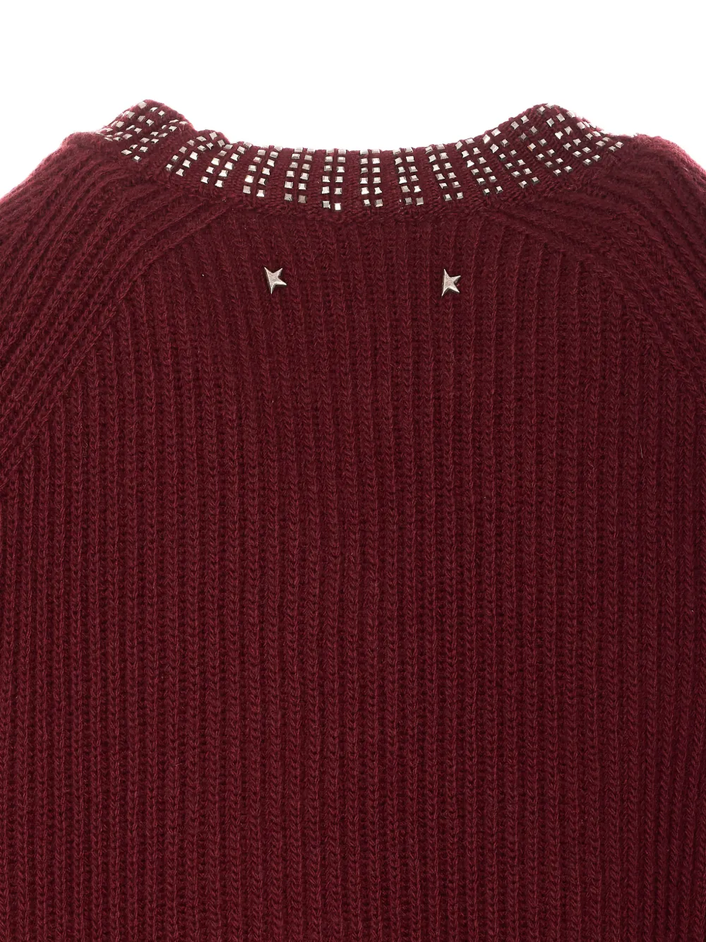  Golden Goose Embelished Knit Sweater - Red 