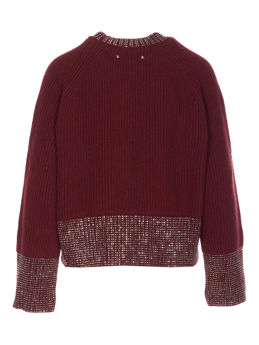  Golden Goose Embelished Knit Sweater - Red 