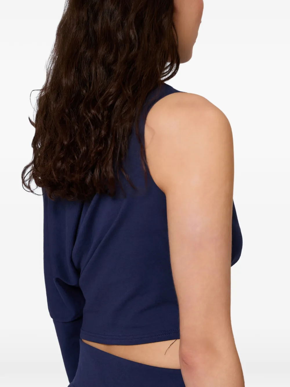  Gina Corrieri Asymmetric Embroidery Top - Blue 