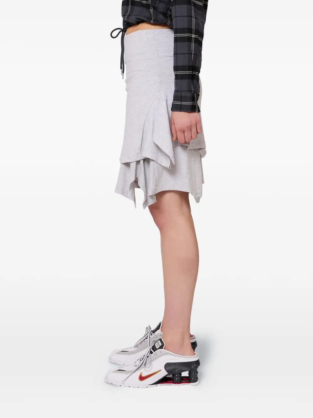 Layered -T-Skirts Mini Skirt