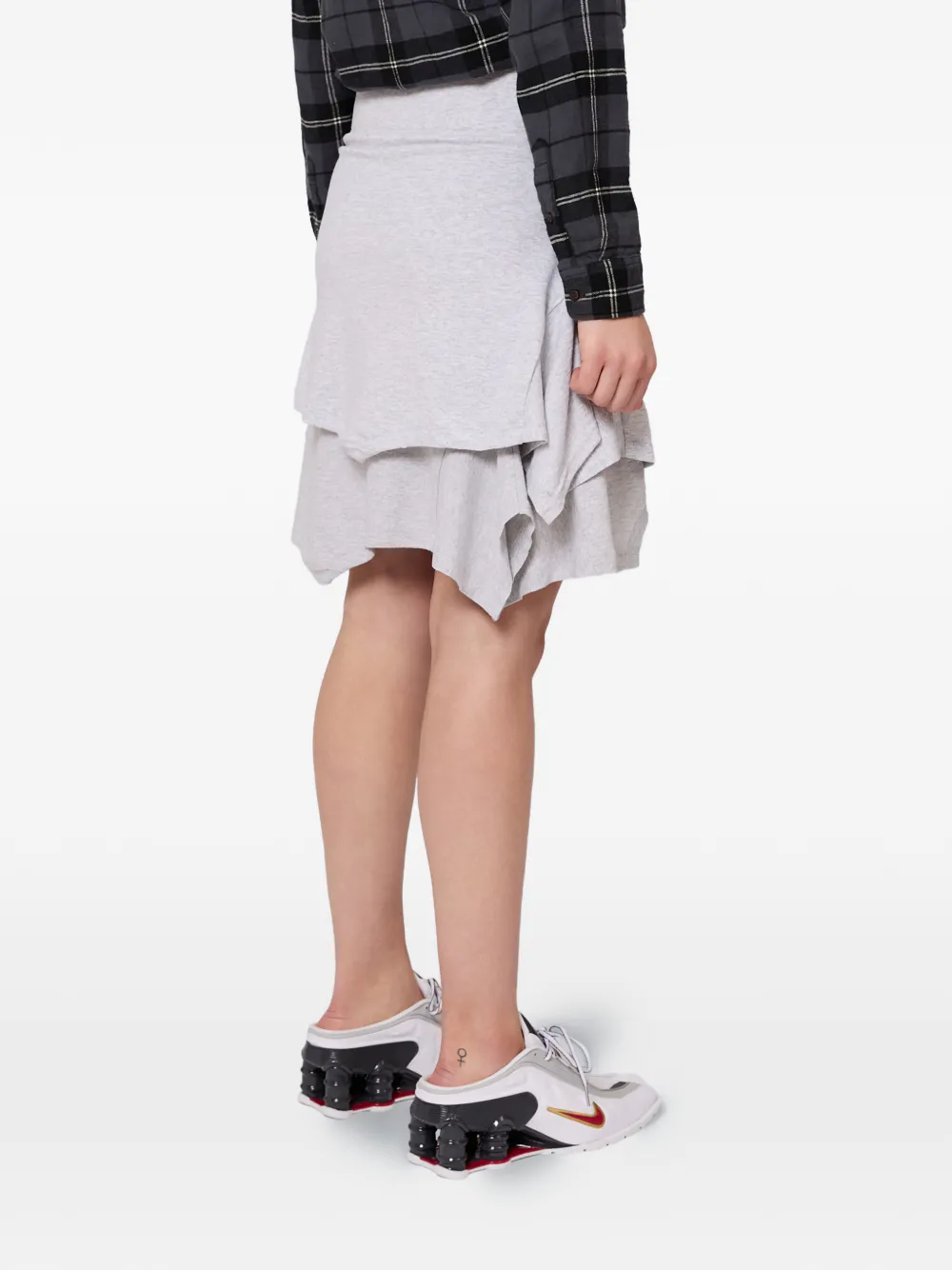 Layered -T-Skirts Mini Skirt