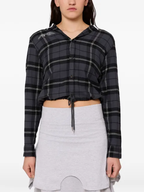 Gina Corrieri hoodie con motivo de cuadros