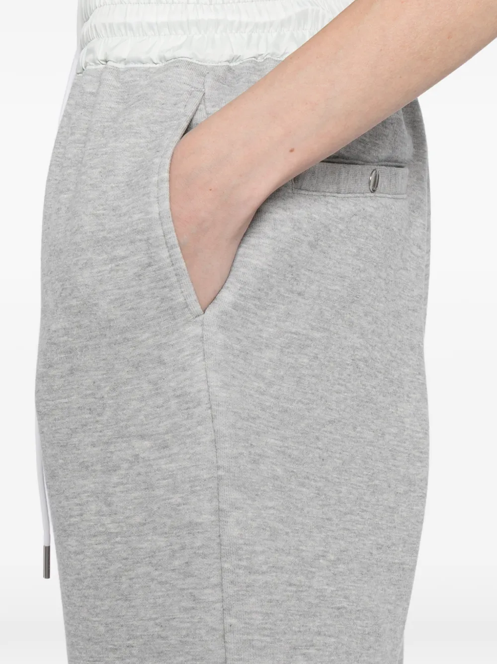sacai Broek met contrasterende kleur Grijs