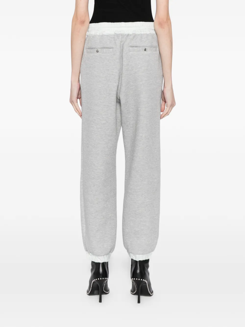 sacai Broek met contrasterende kleur Grijs