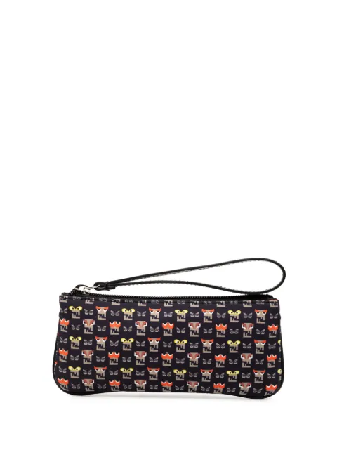 Fendi Pre-Owned 2010-2025 Canvas Monster clutch bag