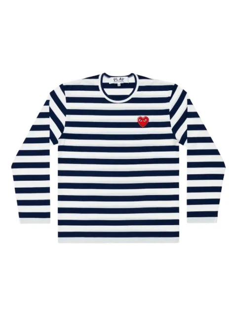 Comme Des Garçons Play striped T-shirt