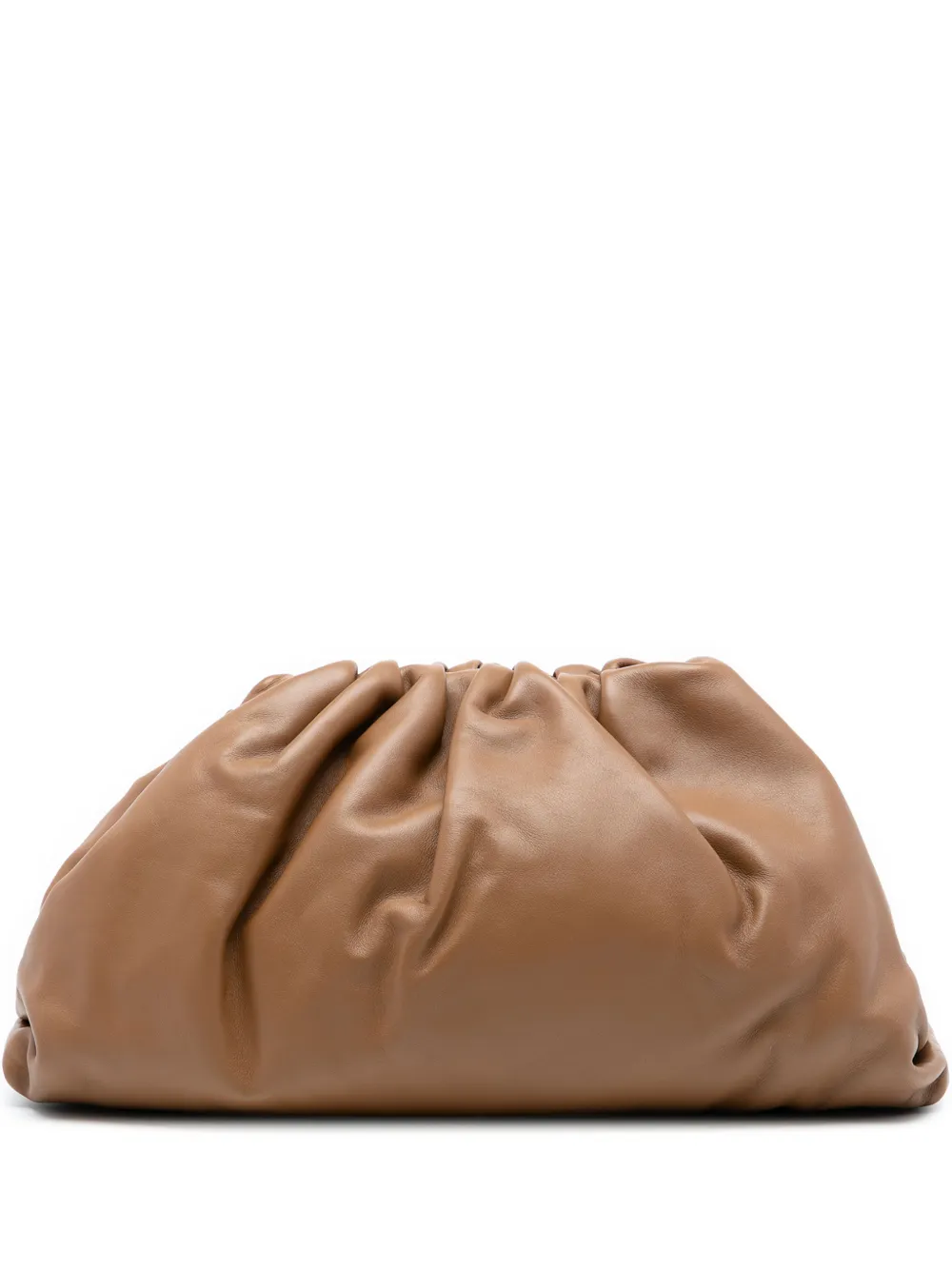 Bottega Veneta Pre-Owned 2012-2025 Lambskin The Pouch clutch bag - Marrone