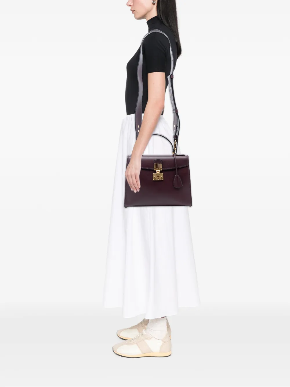 Christian Dior Pre-Owned 2017 Leather DiorAddict Top Handle Bag satchel | Pre-Owned | Image 2