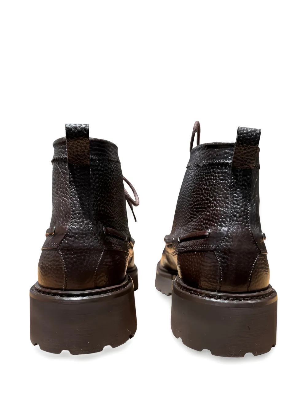 CALCE lug-sole lace-up ankle boots Bruin