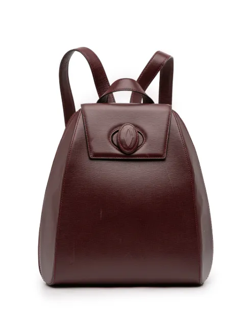 Cartier 1980-2000 Leather Must De Cartier backpack