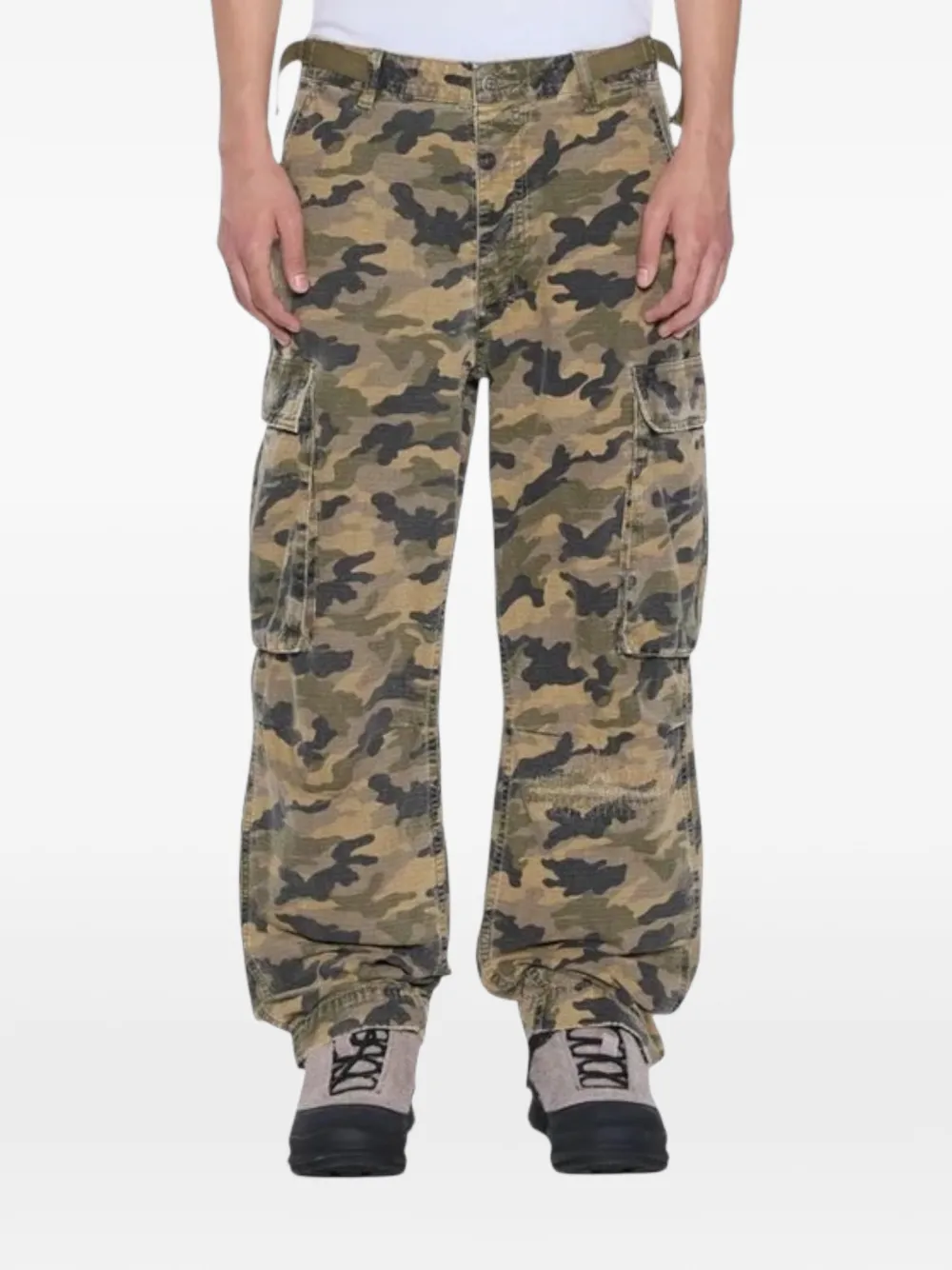 Ksubi Troop camouflage cargo trousers - Grün