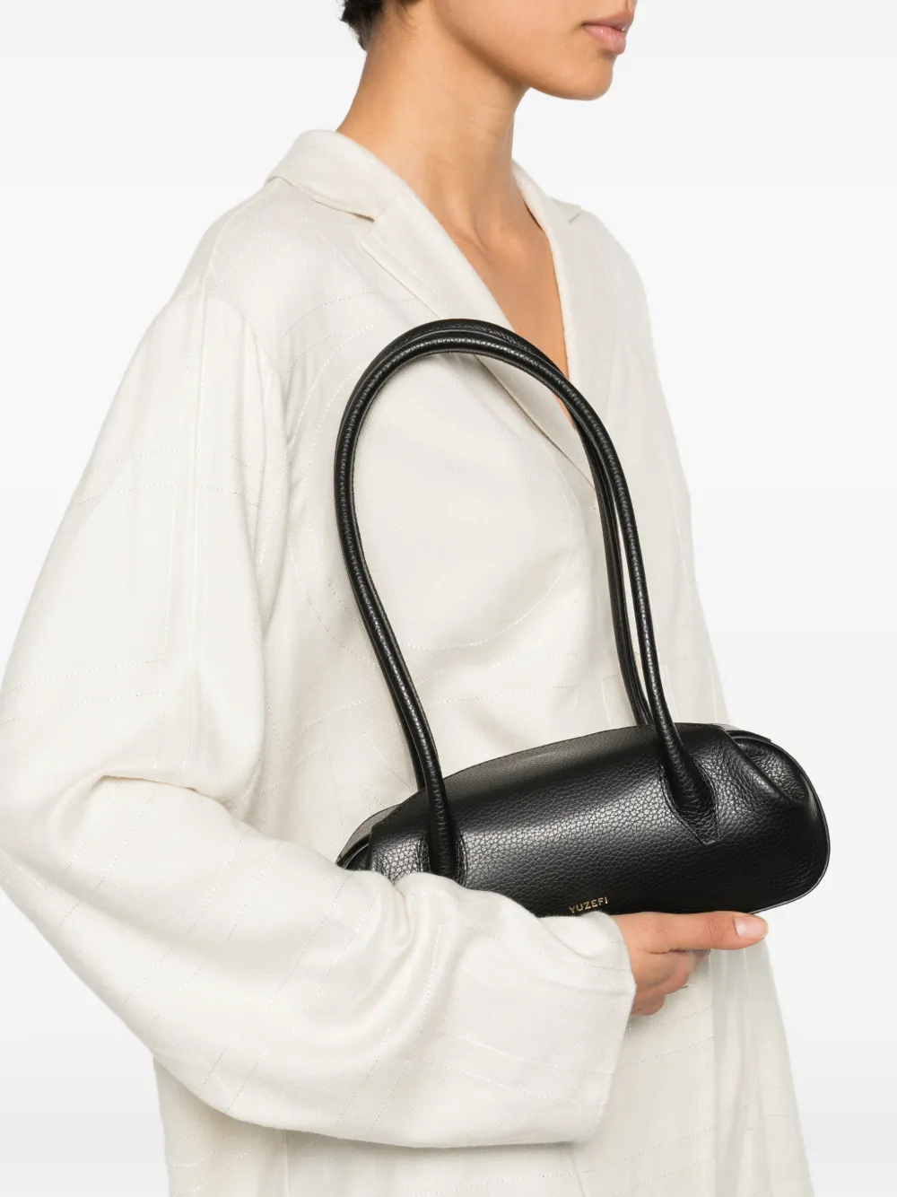 Yuzefi mini Oyster shoulder bag - Zwart