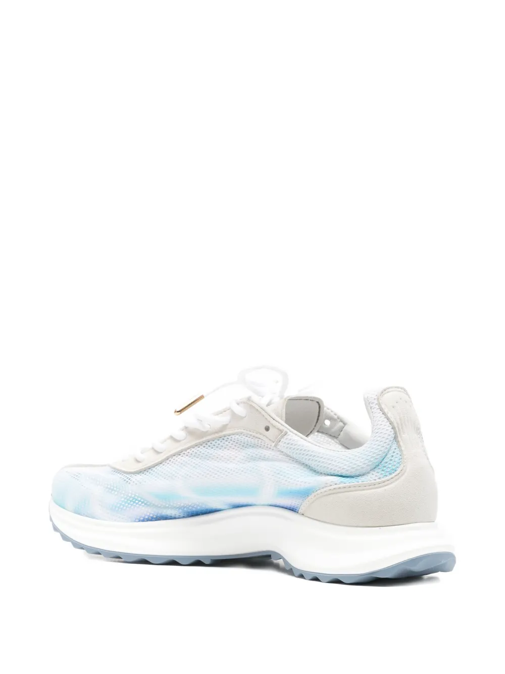 Casablanca square-logo sneakers Blauw