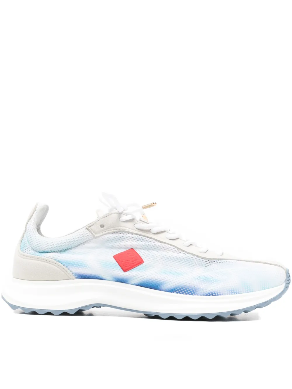 Casablanca square-logo sneakers - Blu