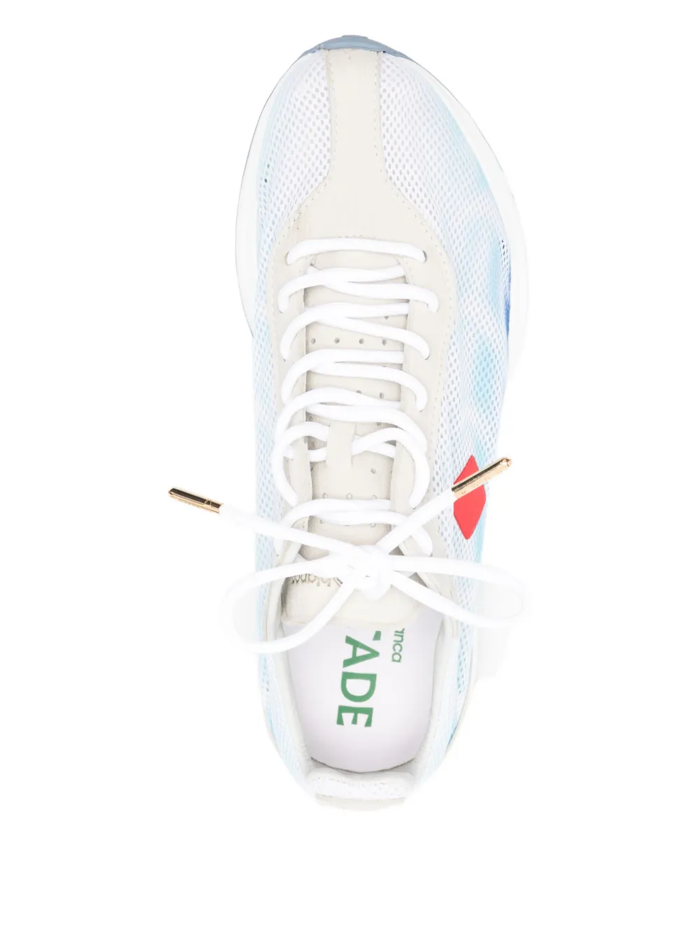 Casablanca square-logo sneakers Blauw