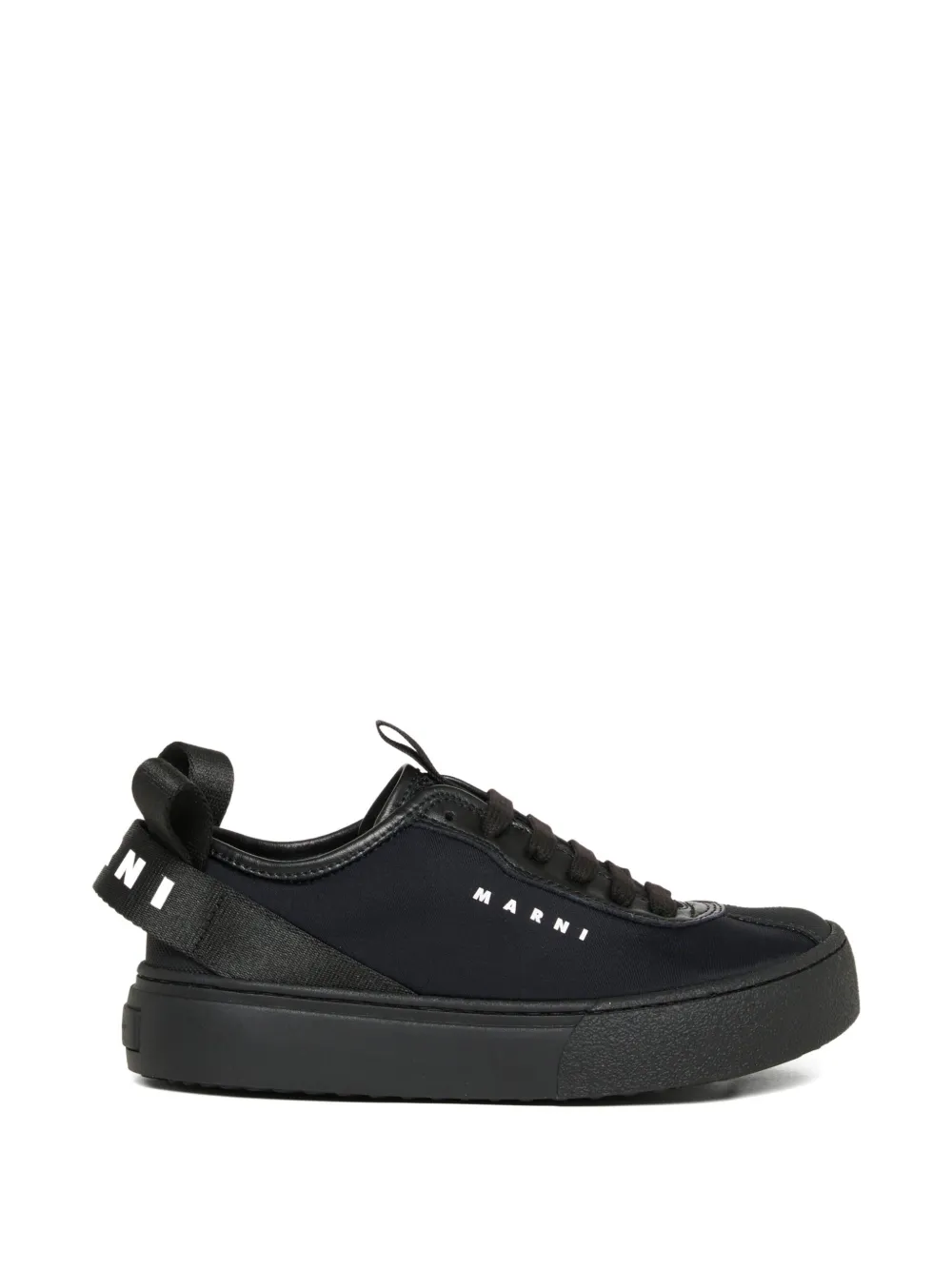 Marni Kids Sneakers met logo Zwart