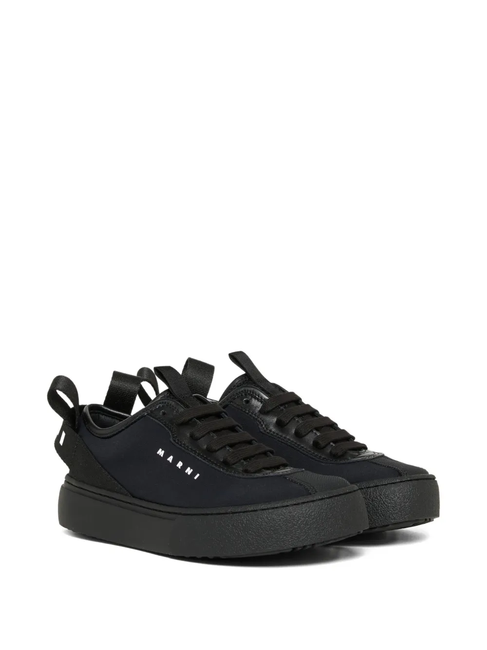 Marni Kids logo sneakers - Nero