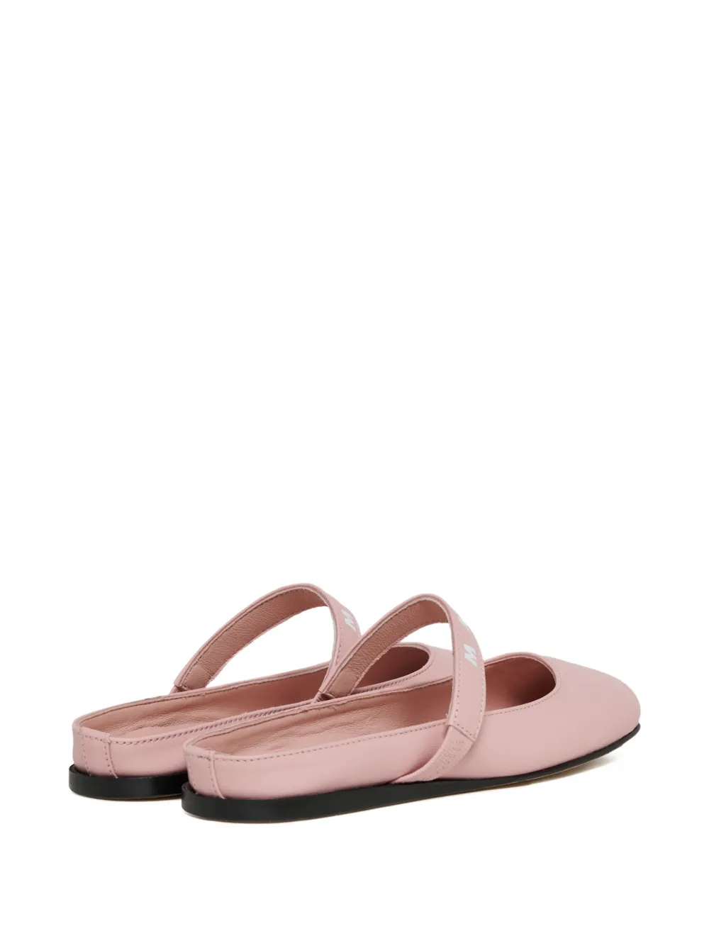Marni Kids Ballerina's met logoband Roze