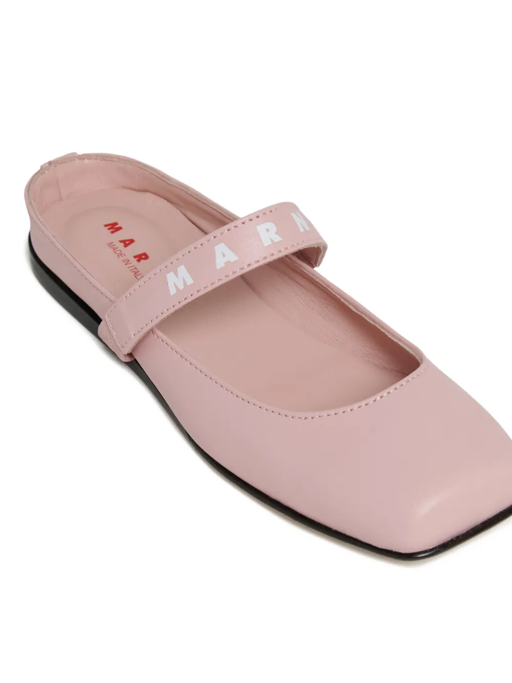 Marni Kids Ballerina's met logoband Roze