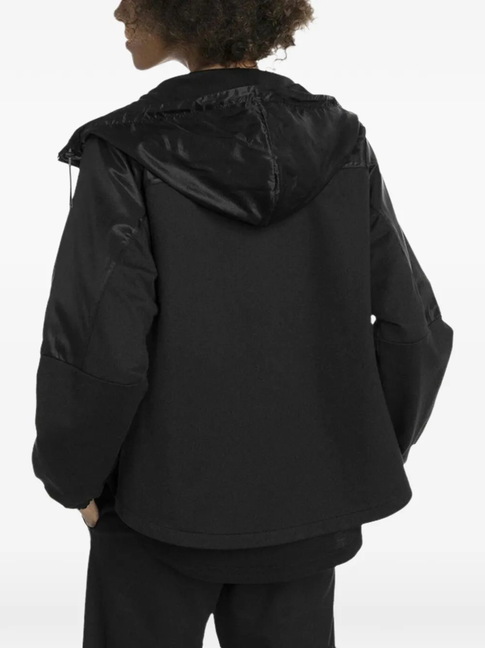  Puma Hooded Bomber Jacket - Black 