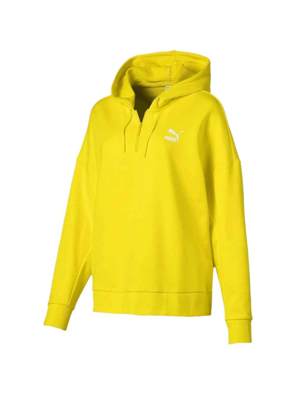 PUMA Hoodie mit Reißverschluss - Gelb