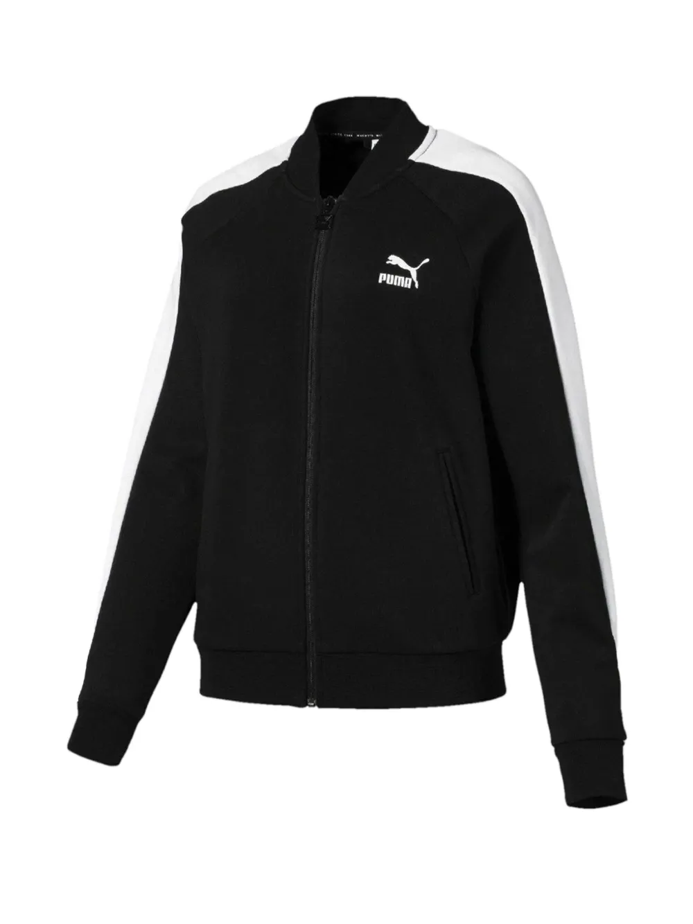PUMA Top T7 con zip - Nero