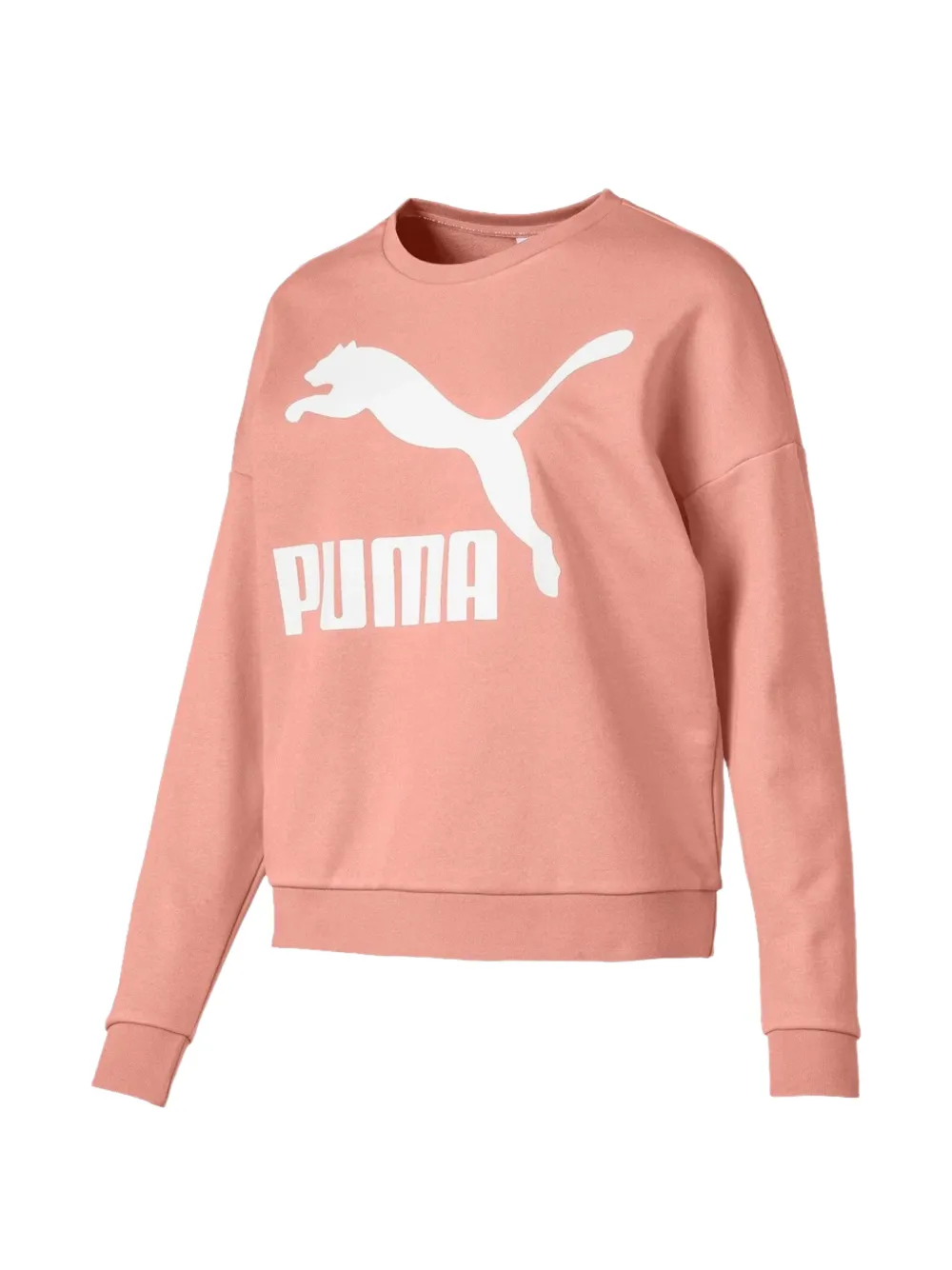 PUMA Felpa con stampa logo - Rosa