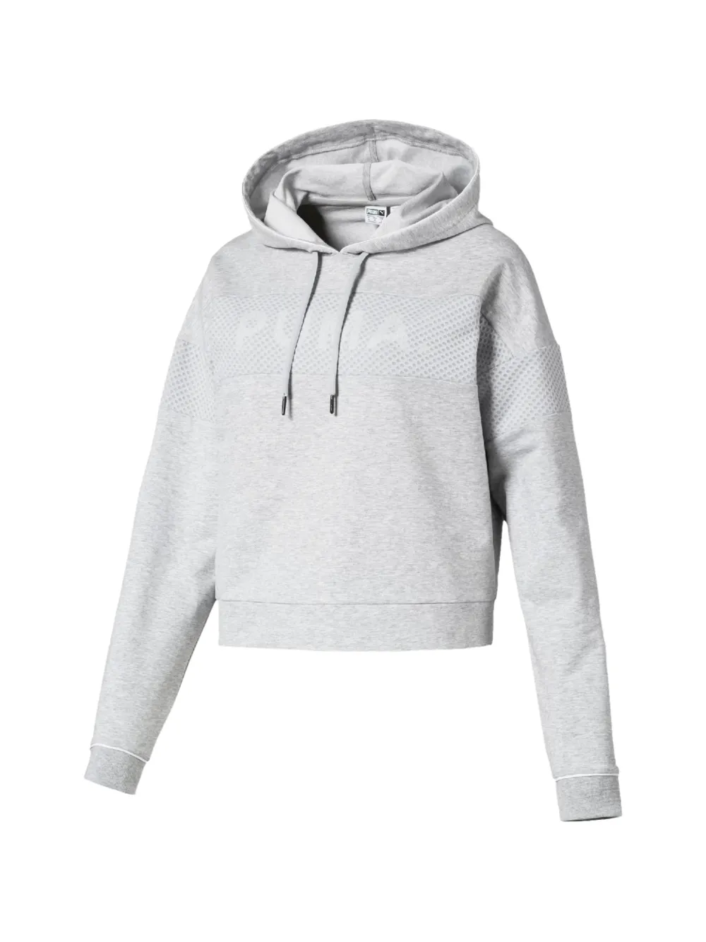 PUMA Chase Hoodie mit Kordelzug - Grau